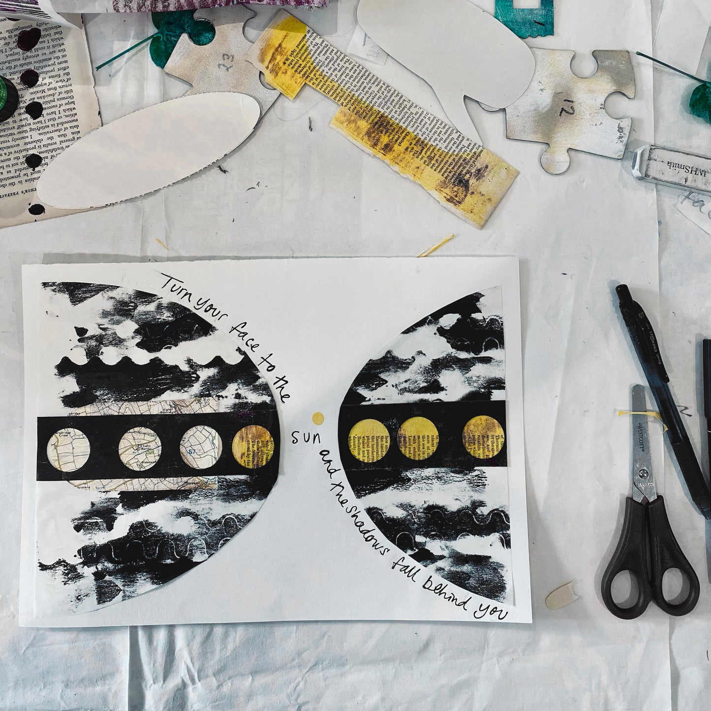 Cut and Paste: Finding Calm Through Collage April 6th