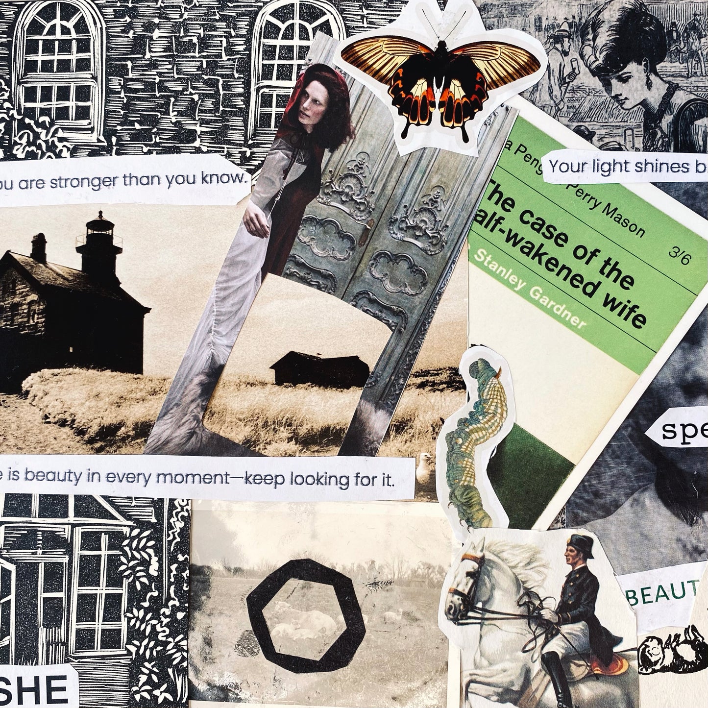 Cut and Paste: Finding Calm Through Collage April 6th