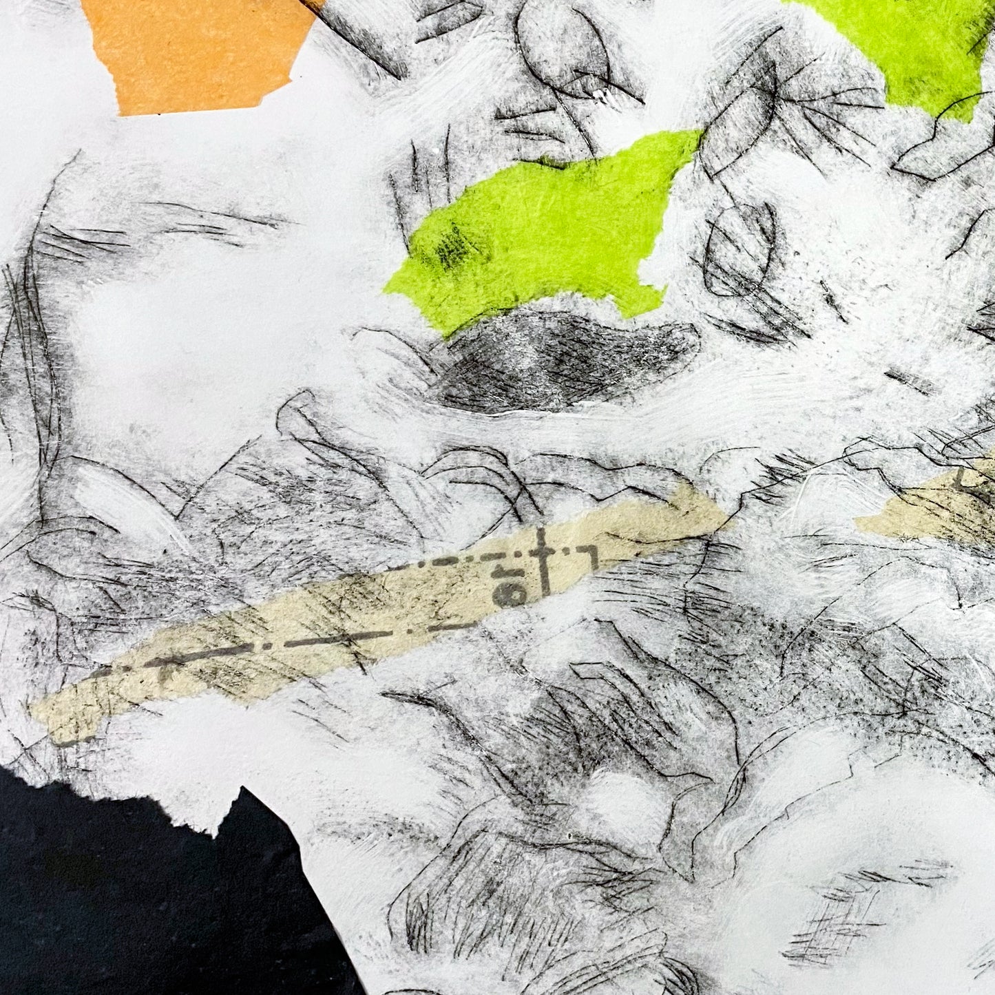 Drypoint and Chine Collé July 7th