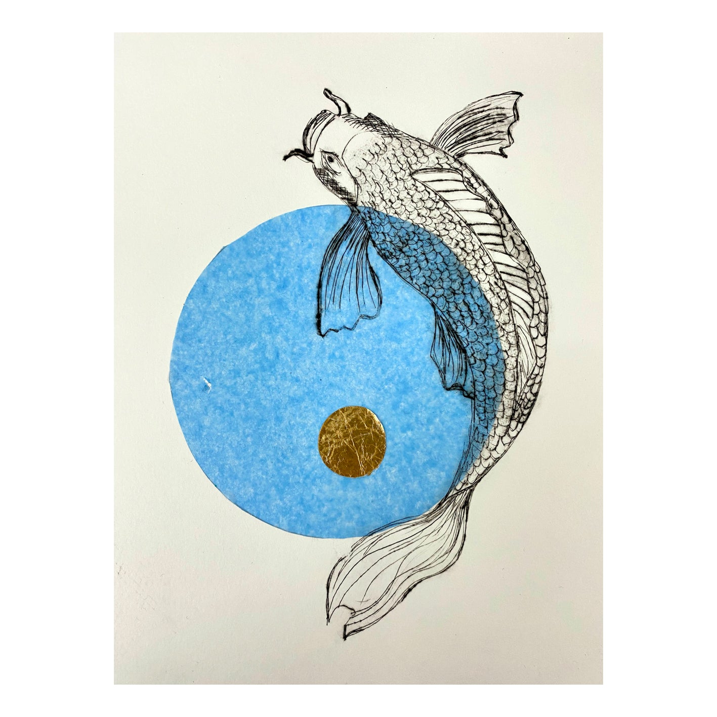 Drypoint and Chine Collé July 7th