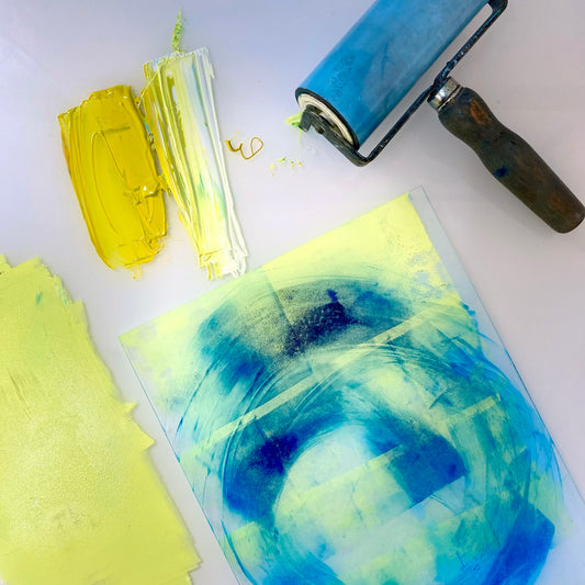 Monoprinting May 18th