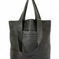 Reclaimed leather Air Filter tote bag